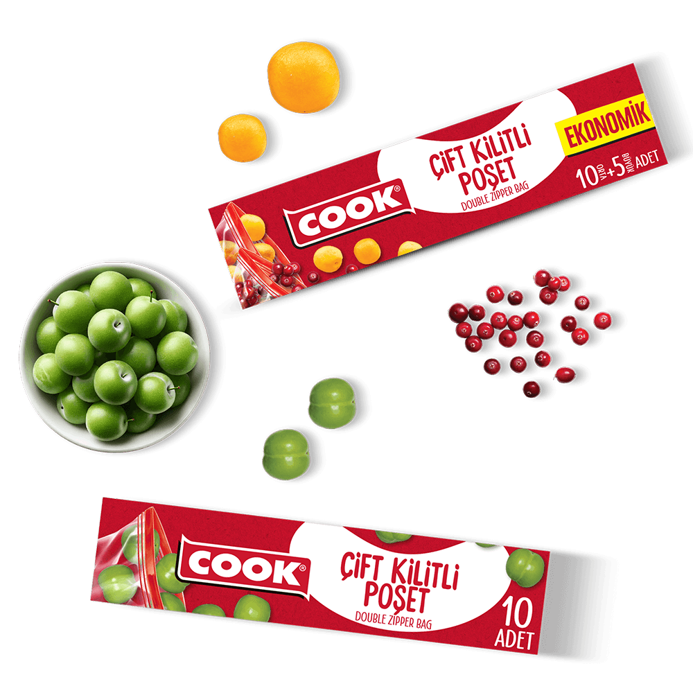 Çift Kilitli Poşet